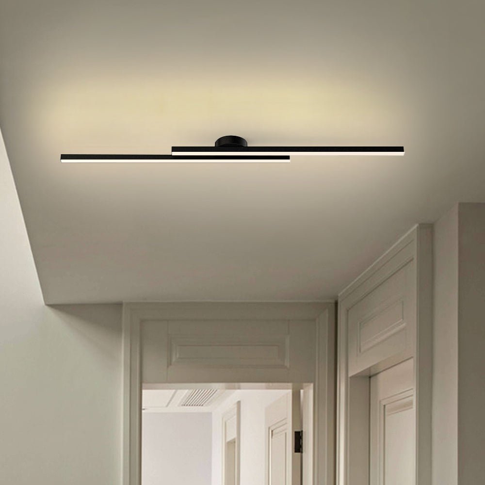lightfixturesusa-dimmable-2-light-long-strip-linear-led-flush-mount-ceiling-light-3000k-warm-lighting-707063 LightFixturesUSA - Dimmable 2 - Light Long Strip Linear LED Flush Mount - Ceiling Light - 3000K (Warm Lighting) -
