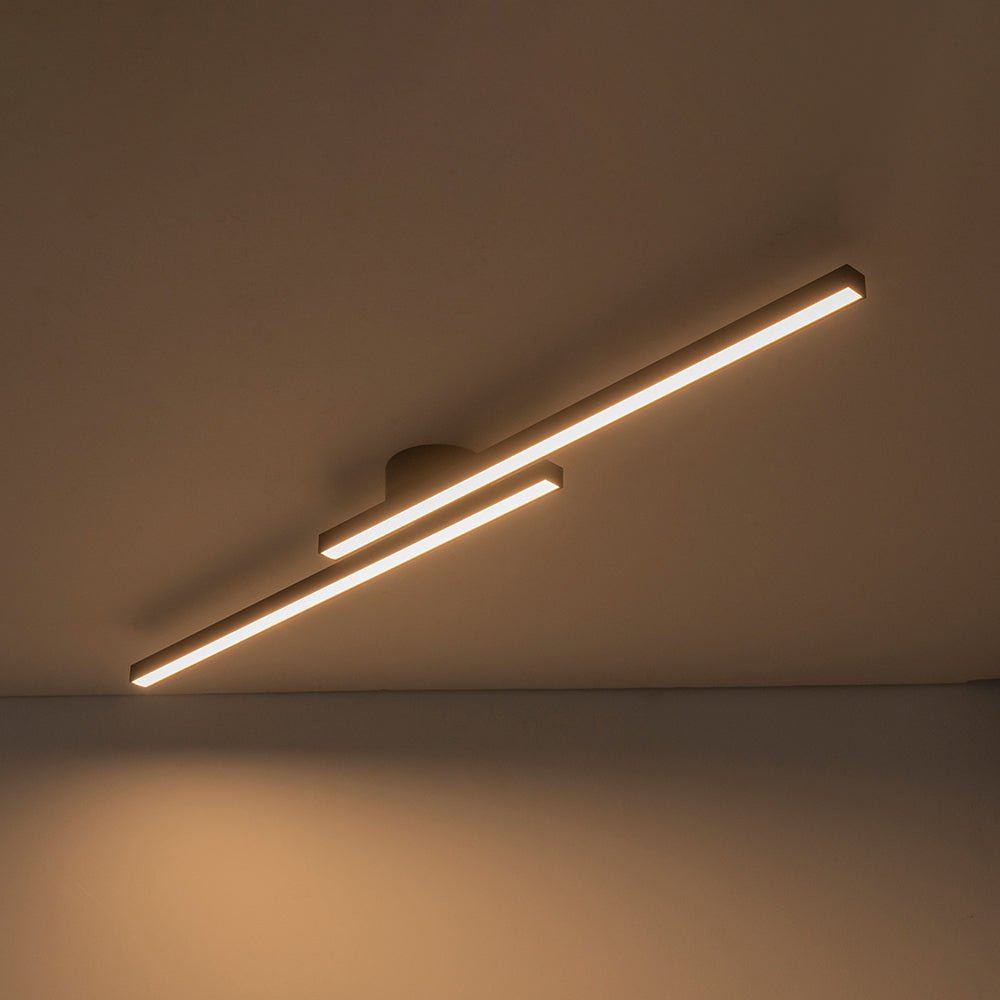 lightfixturesusa-dimmable-2-light-long-strip-linear-led-flush-mount-ceiling-light-47-in-3000k-warm-lighting-940253 LightFixturesUSA - Dimmable 2 - Light Long Strip Linear LED Flush Mount - Ceiling Light - 47 in - 3000K (Warm Lighting) -