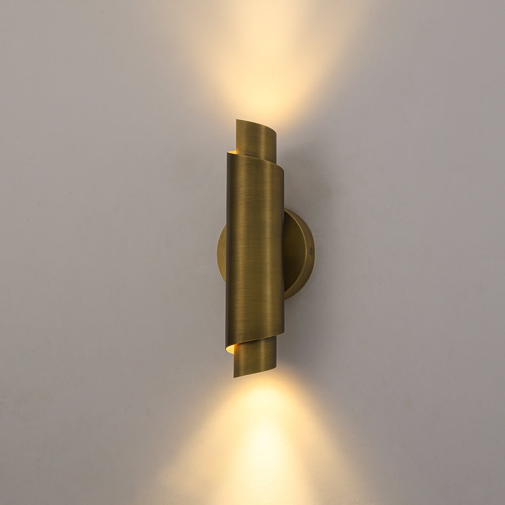lightfixturesusa-dimmable-led-aged-brass-up-down-metal-tube-wall-sconce-wall-sconce-2-packs-4292277