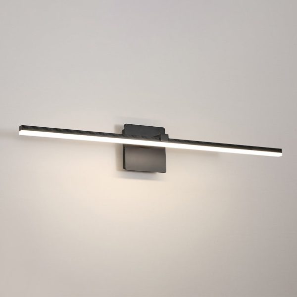 LightFixturesUSA - Dimmable LED Linear Vanity Wall Sconce Picture Light 3CCT - Wall Sconce - Black -