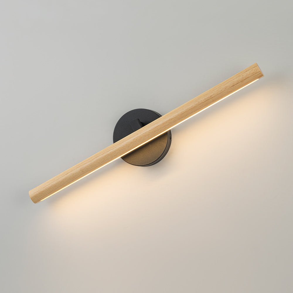 lightfixturesusa-dimmable-led-rotatable-linear-wooden-vanity-sconce-picture-light-wall-sconce-2-packs-9085909 LightFixturesUSA - Dimmable LED Rotatable Linear Wooden Vanity Sconce Picture Light - Wall Sconce - 2 Packs -