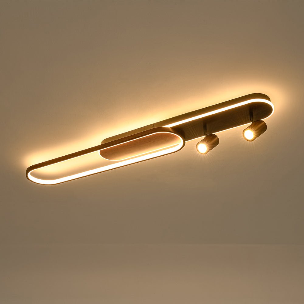 lightfixturesusa-dimmable-led-wood-linear-oval-semi-flush-adjustable-spotlight-ceiling-light-oak-1-spotlight-3062220