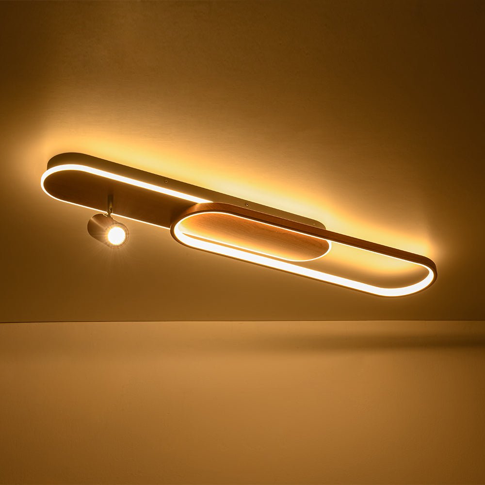 lightfixturesusa-dimmable-led-wood-linear-oval-semi-flush-adjustable-spotlight-ceiling-light-oak-1-spotlight-3182582