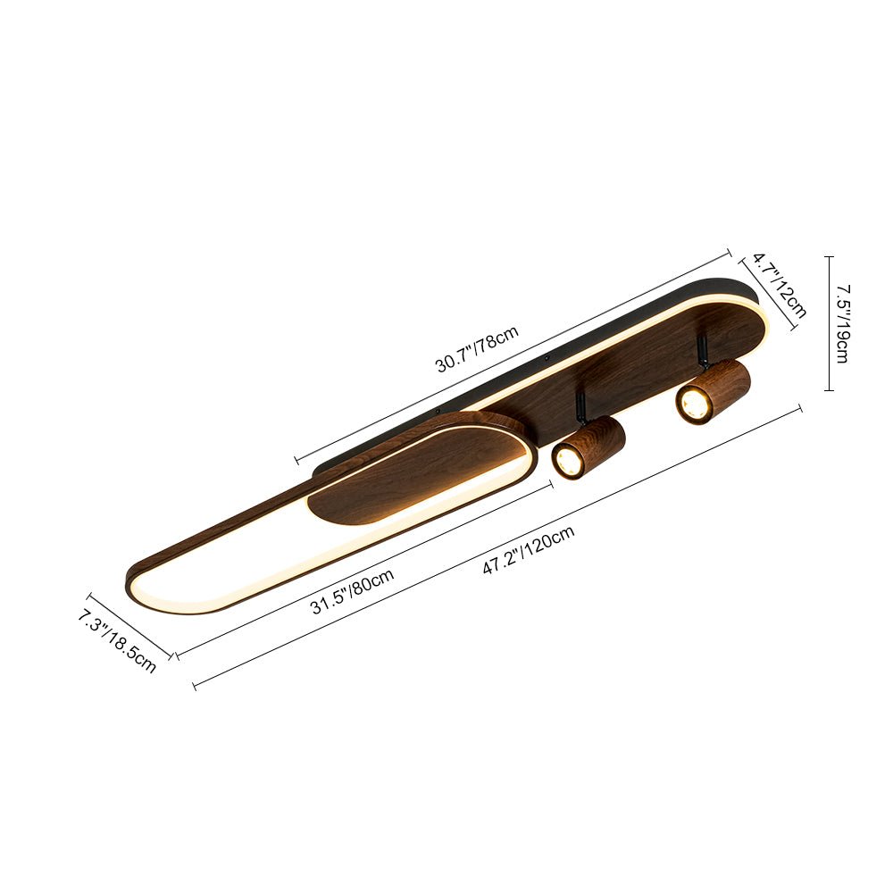 lightfixturesusa-dimmable-led-wood-linear-oval-semi-flush-adjustable-spotlight-ceiling-light-oak-1-spotlight-7481589