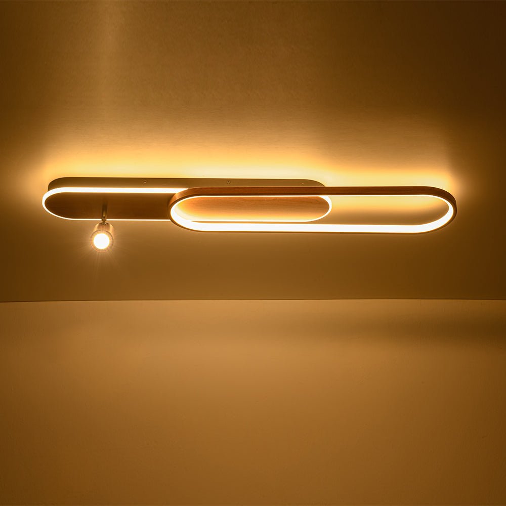 lightfixturesusa-dimmable-led-wood-linear-oval-semi-flush-adjustable-spotlight-ceiling-light-oak-1-spotlight-8324026