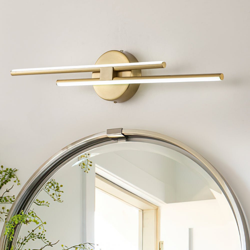 lightfixturesusa-dimmable-modern-2-light-linear-led-wall-sconce-vanity-light-wall-sconce-brass-236-in-791937 LightFixturesUSA-Dimmable Modern 2-Light Linear LED Wall Sconce Vanity Light-Wall Sconce-Brass-23.6 in