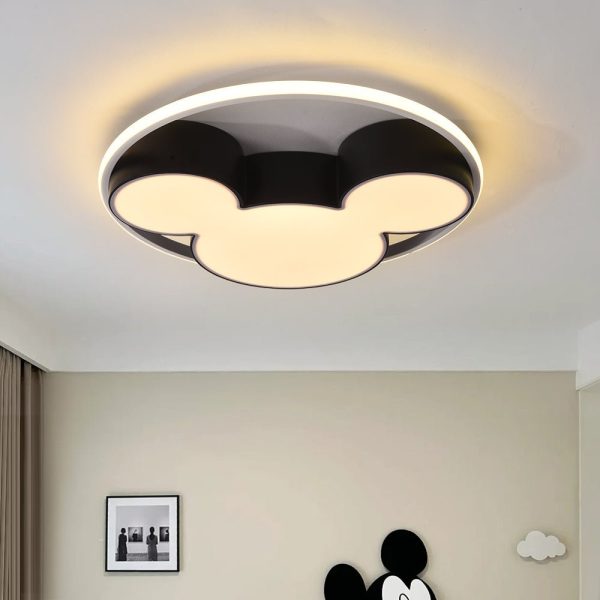 LightFixturesUSA - Dimmable Modern Mickey Design LED Flush Ceiling Light - Ceiling Light - 20 in. - 