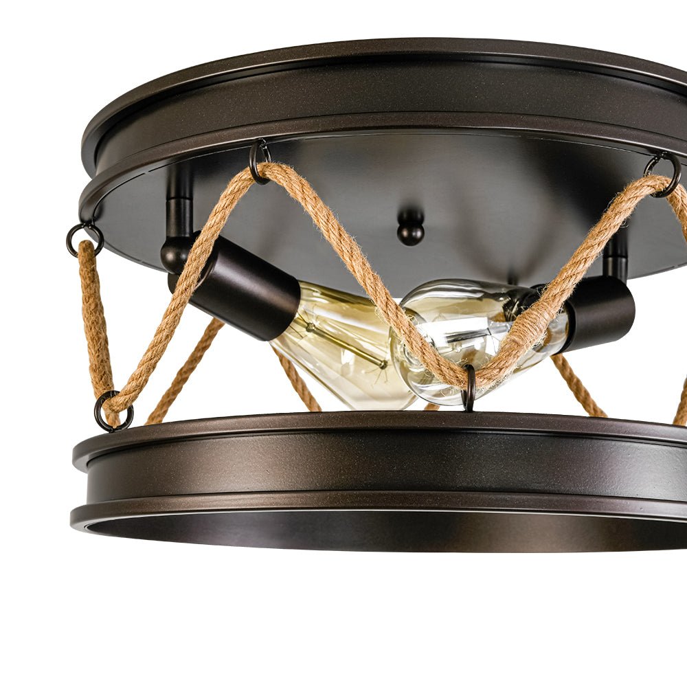 lightfixturesusa-farmhouse-2-light-hemp-rope-iron-drum-cage-flush-mount-ceiling-light-14-in-4031699