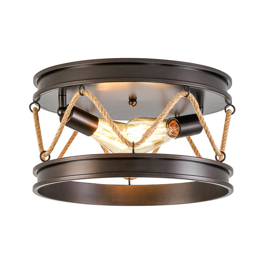 lightfixturesusa-farmhouse-2-light-hemp-rope-iron-drum-cage-flush-mount-ceiling-light-14-in-4875598