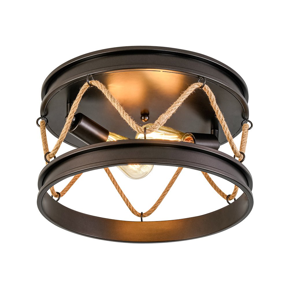 lightfixturesusa-farmhouse-2-light-hemp-rope-iron-drum-cage-flush-mount-ceiling-light-14-in-7024936