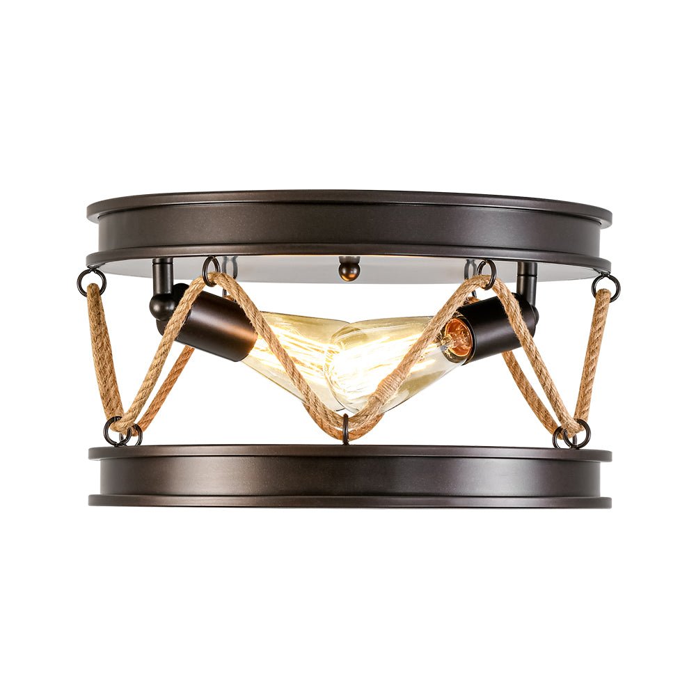 lightfixturesusa-farmhouse-2-light-hemp-rope-iron-drum-cage-flush-mount-ceiling-light-14-in-8468414