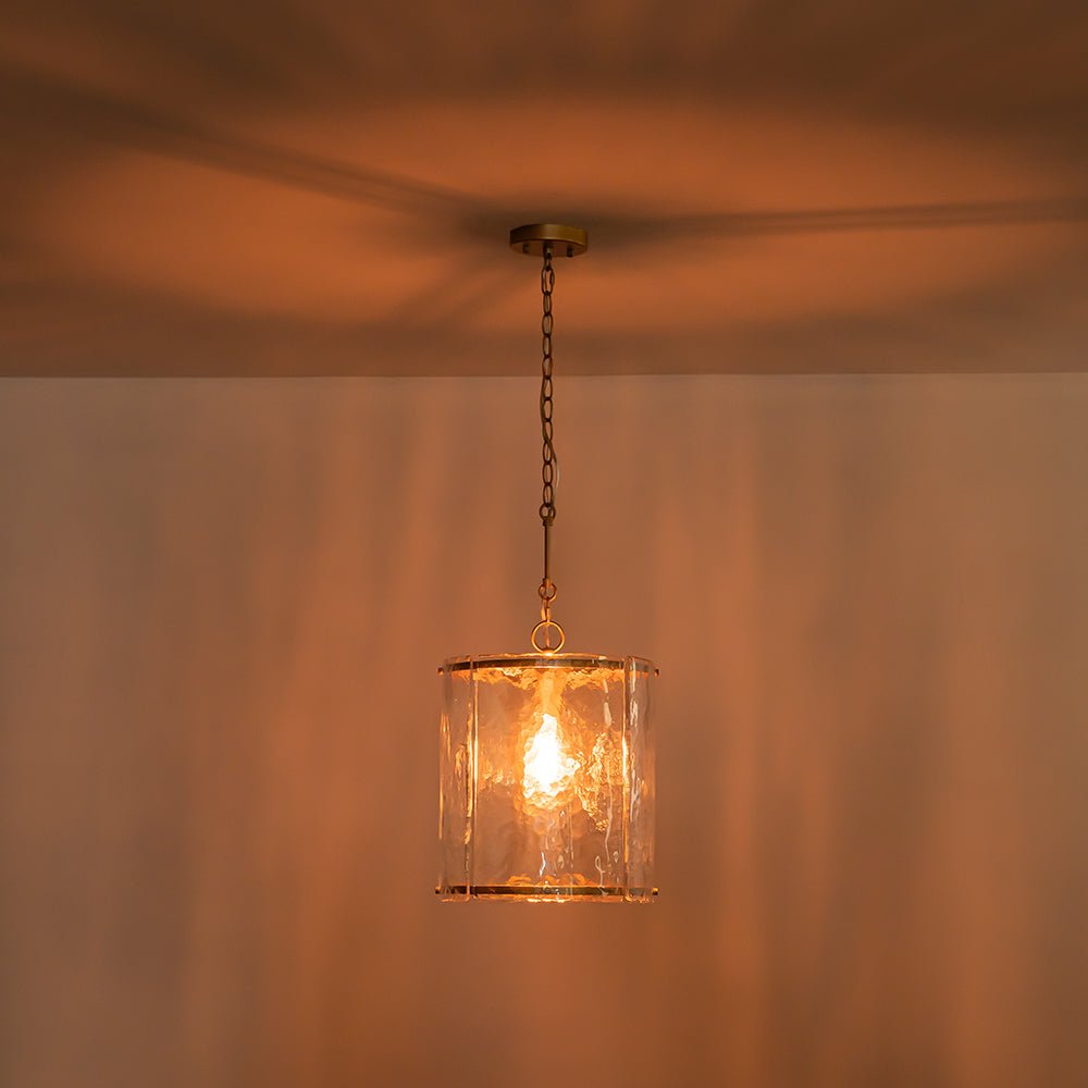 lightfixturesusa-farmhouse-clear-textured-glass-cylinder-cage-pendant-pendant-light-brass-348987