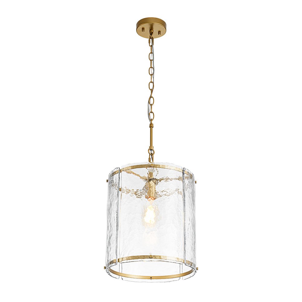 lightfixturesusa-farmhouse-clear-textured-glass-cylinder-cage-pendant-pendant-light-brass-353366