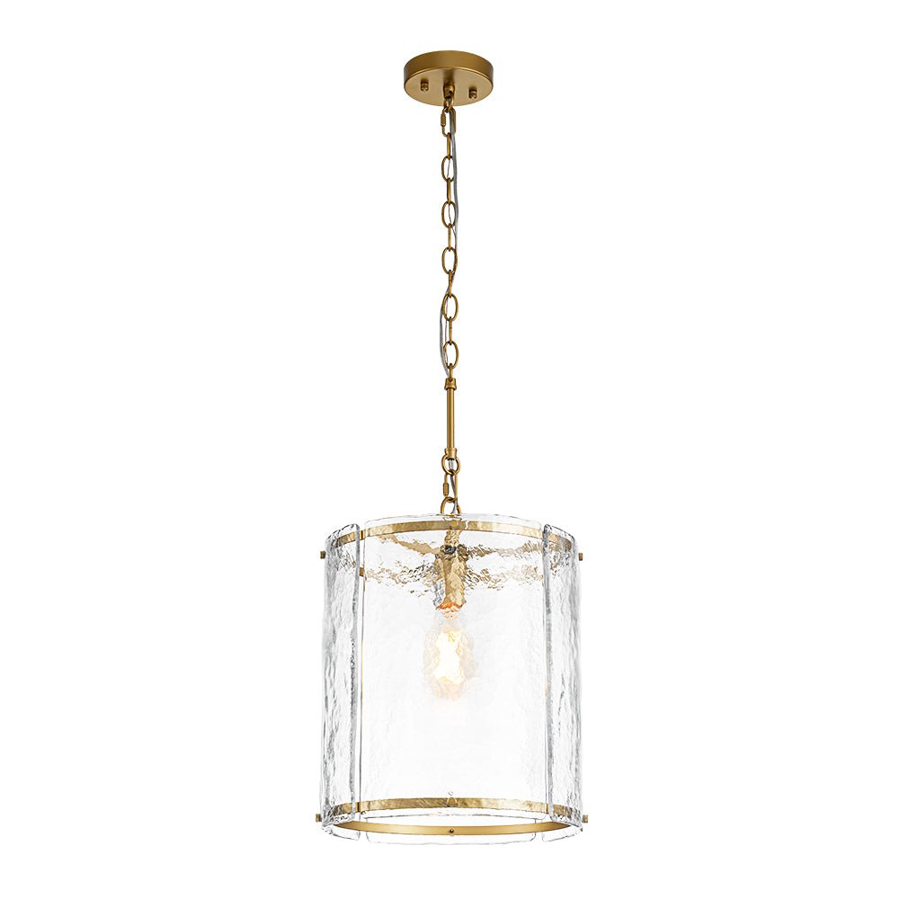 lightfixturesusa-farmhouse-clear-textured-glass-cylinder-cage-pendant-pendant-light-brass-563357