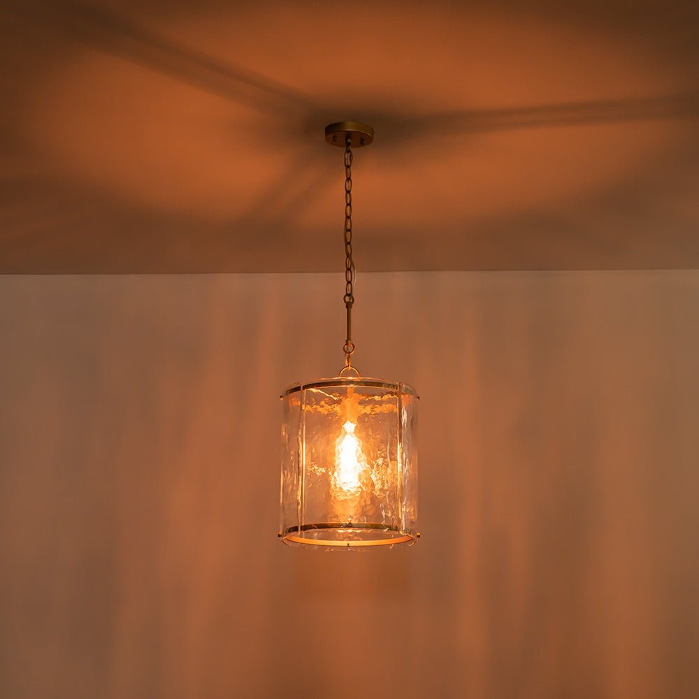 lightfixturesusa-farmhouse-clear-textured-glass-cylinder-cage-pendant-pendant-light-brass-606418