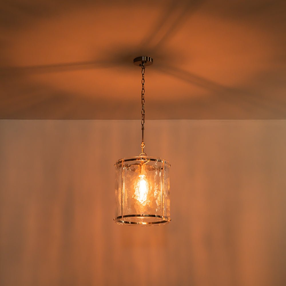 lightfixturesusa-farmhouse-clear-textured-glass-cylinder-cage-pendant-pendant-light-nickel-463112