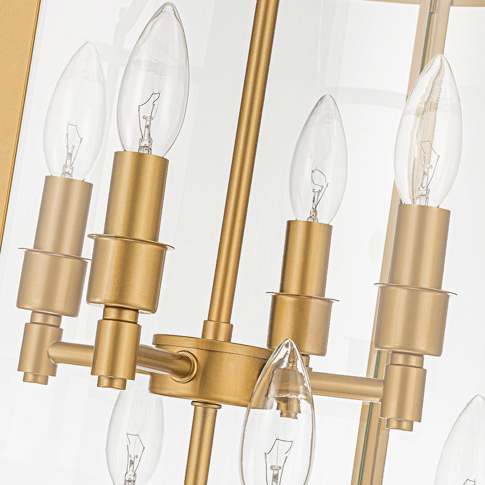 lightfixturesusa-farmhouse-wide-clear-glass-cylinder-cage-pendant-chandelier-brass-598225