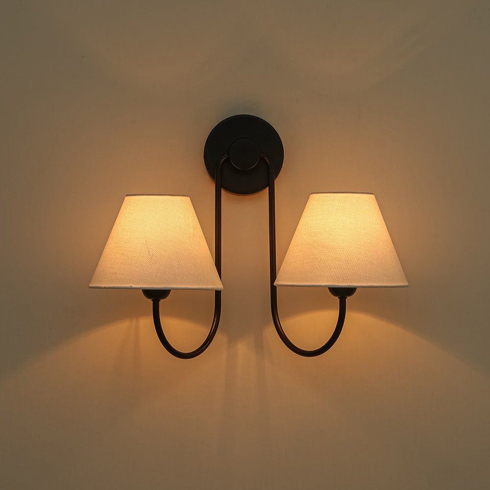 lightfixturesusa-french-2-light-white-linen-conical-vanity-wall-lamp-wall-sconce-brass-4276710