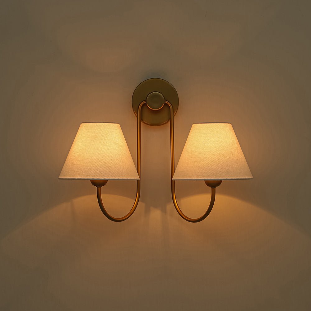 lightfixturesusa-french-2-light-white-linen-conical-vanity-wall-lamp-wall-sconce-brass-7555787