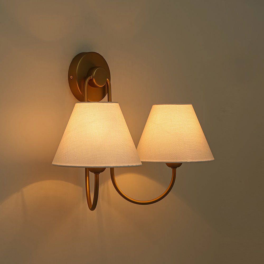 lightfixturesusa-french-2-light-white-linen-conical-vanity-wall-lamp-wall-sconce-brass-8313147