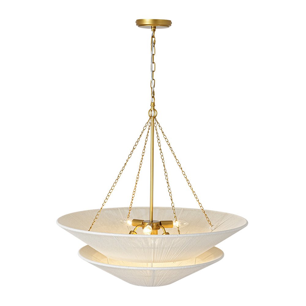lightfixturesusa-french-2-tier-beige-woven-thread-cone-round-cage-chandelier-chandelier-30-in-1011613
