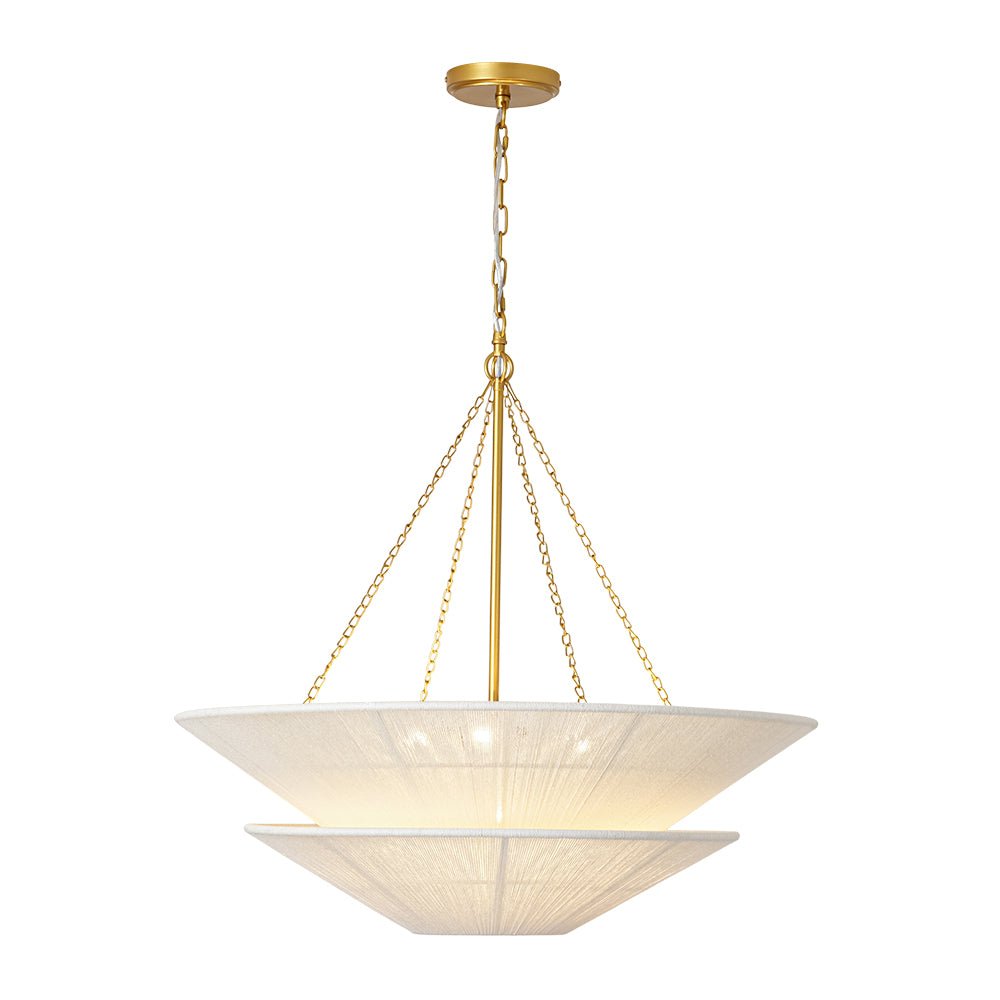 lightfixturesusa-french-2-tier-beige-woven-thread-cone-round-cage-chandelier-chandelier-30-in-3052888