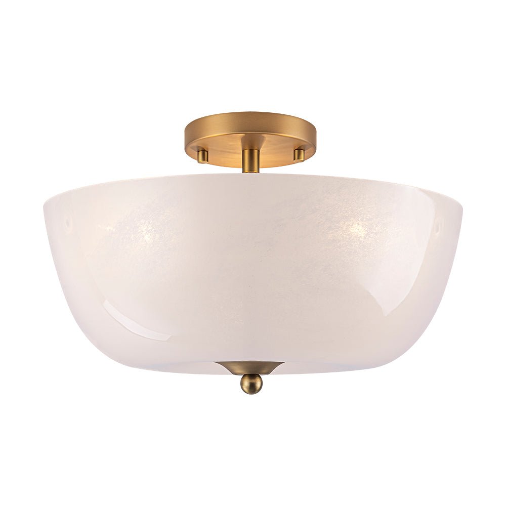 lightfixturesusa-french-3-light-white-clouded-glass-round-semi-flush-mount-ceiling-light-brass-9444152