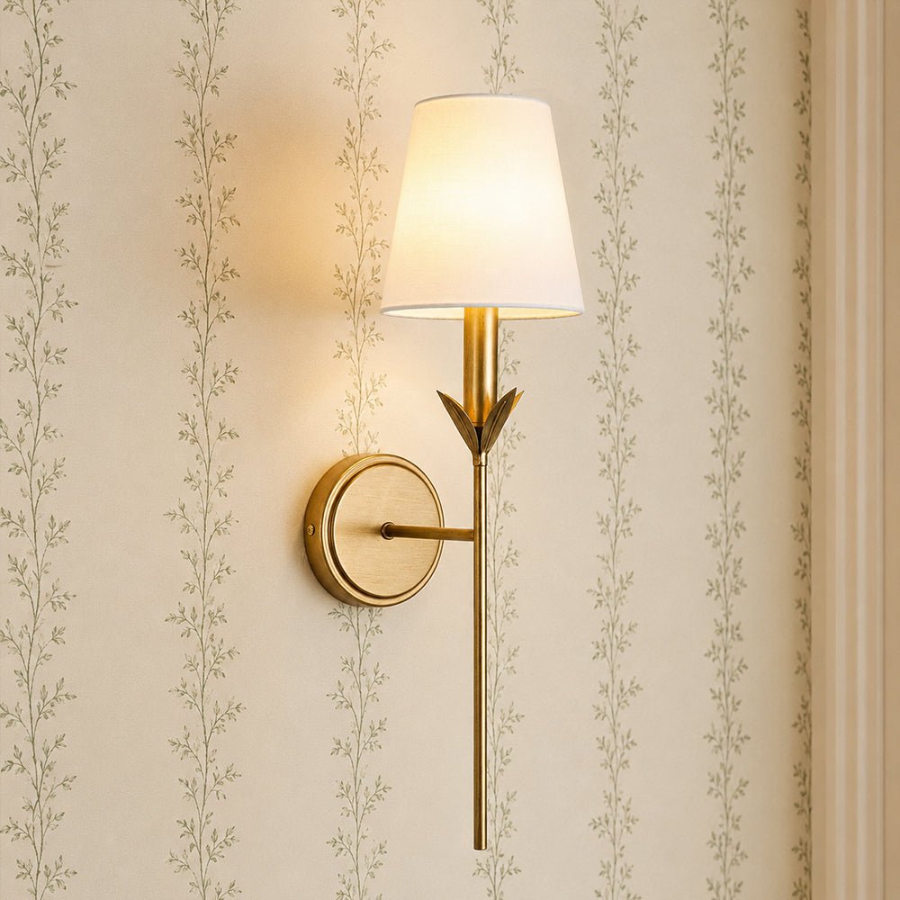 lightfixturesusa-french-country-1-light-fabric-conical-vanity-wall-sconce-wall-sconce-1-pack-7903948 LightFixturesUSA - French Country 1 - Light Fabric Conical Vanity Wall Sconce - Wall Sconce - 1 Pack -