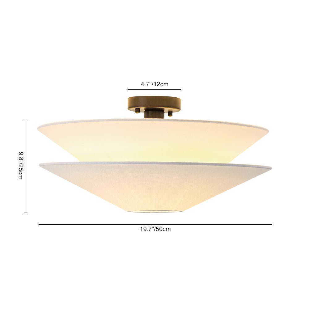 lightfixturesusa-french-country-2-tier-white-linen-conical-semi-flush-mount-ceiling-light-197-in-3658056