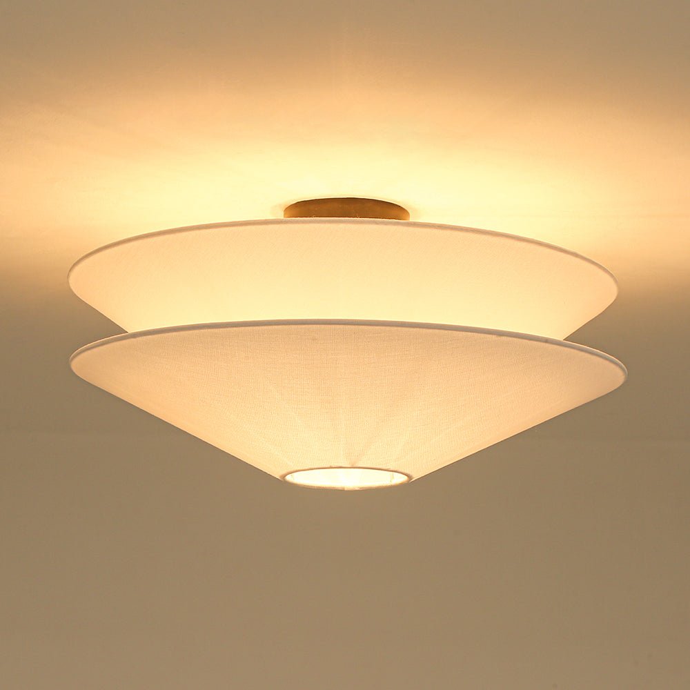 lightfixturesusa-french-country-2-tier-white-linen-conical-semi-flush-mount-ceiling-light-197-in-5471822