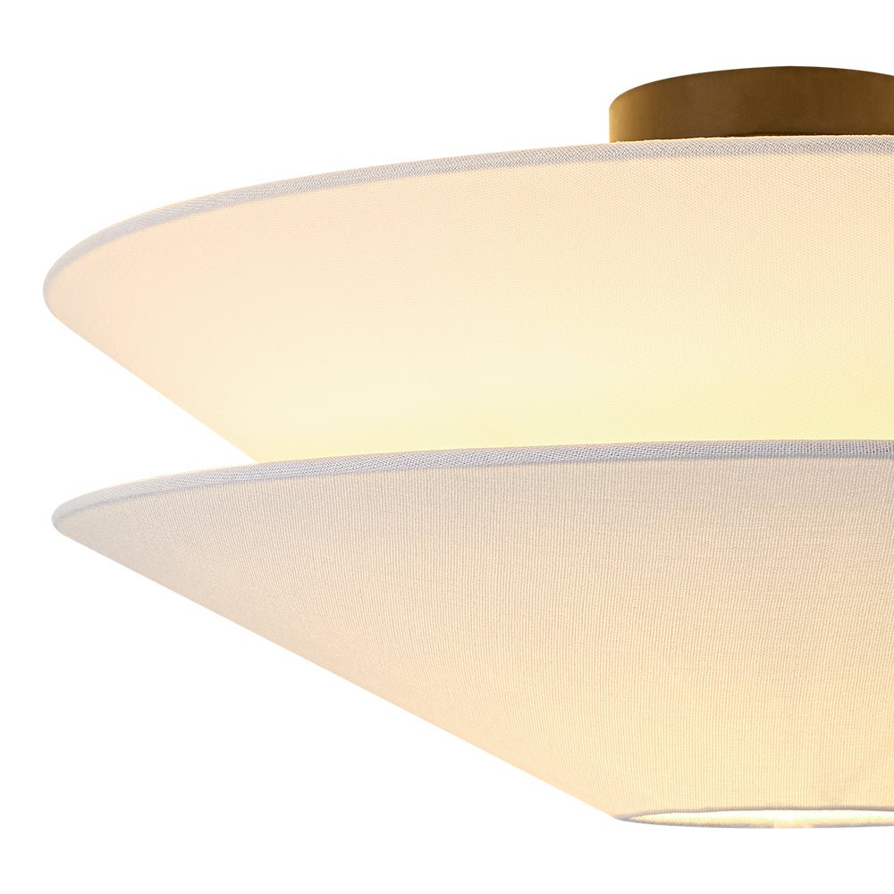 lightfixturesusa-french-country-2-tier-white-linen-conical-semi-flush-mount-ceiling-light-197-in-9293671