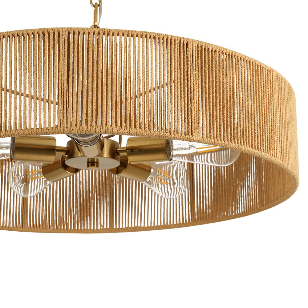 lightfixturesusa-french-country-brown-woven-rope-wide-drum-semi-flush-chandelier-chandelier-236-in-7695898