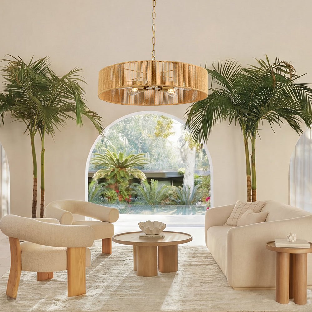 lightfixturesusa-french-country-brown-woven-rope-wide-drum-semi-flush-chandelier-chandelier-236-in-8203057