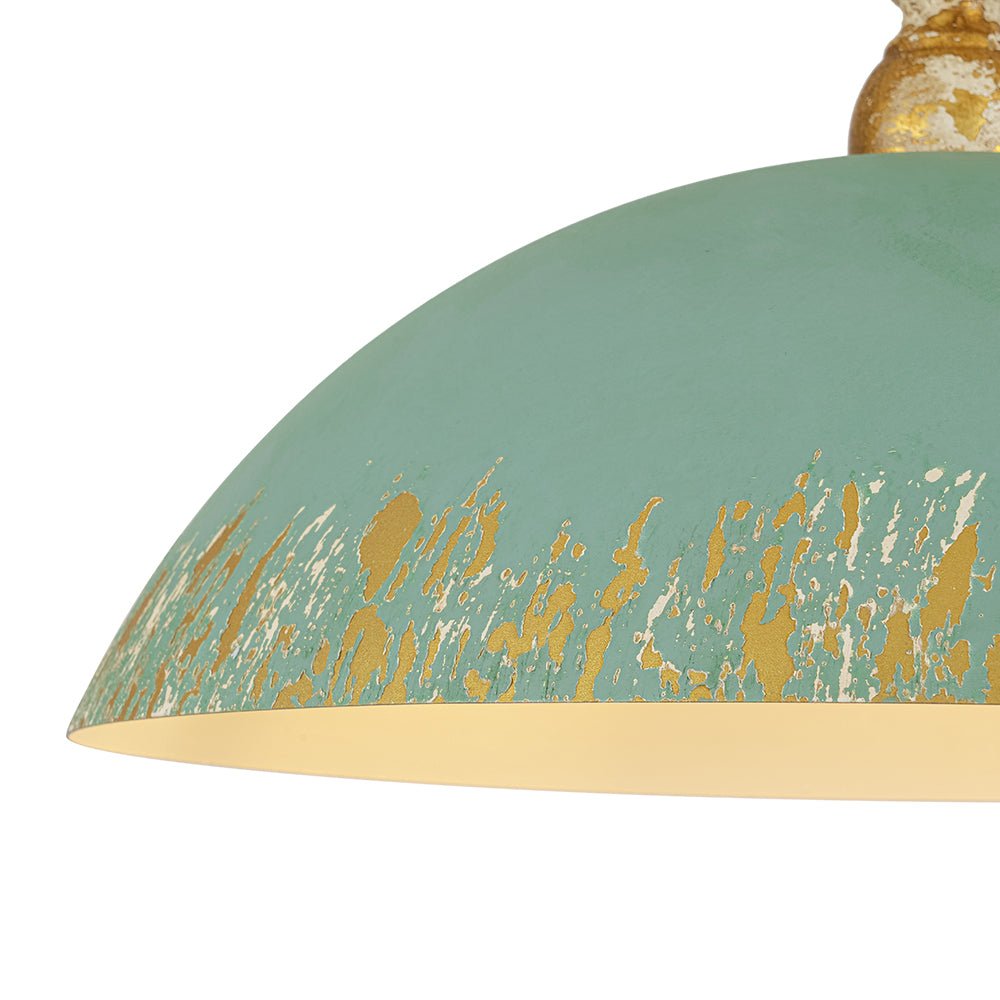 lightfixturesusa-french-country-distressed-teal-gold-flat-dome-metal-pendant-pendant-light-185-in-pre-order-4844467