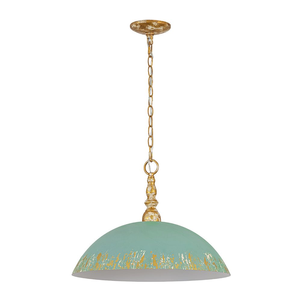lightfixturesusa-french-country-distressed-teal-gold-flat-dome-metal-pendant-pendant-light-185-in-pre-order-5275324