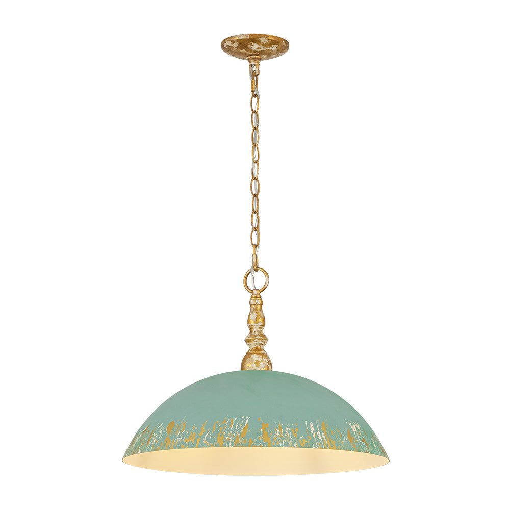lightfixturesusa-french-country-distressed-teal-gold-flat-dome-metal-pendant-pendant-light-185-in-pre-order-8412499