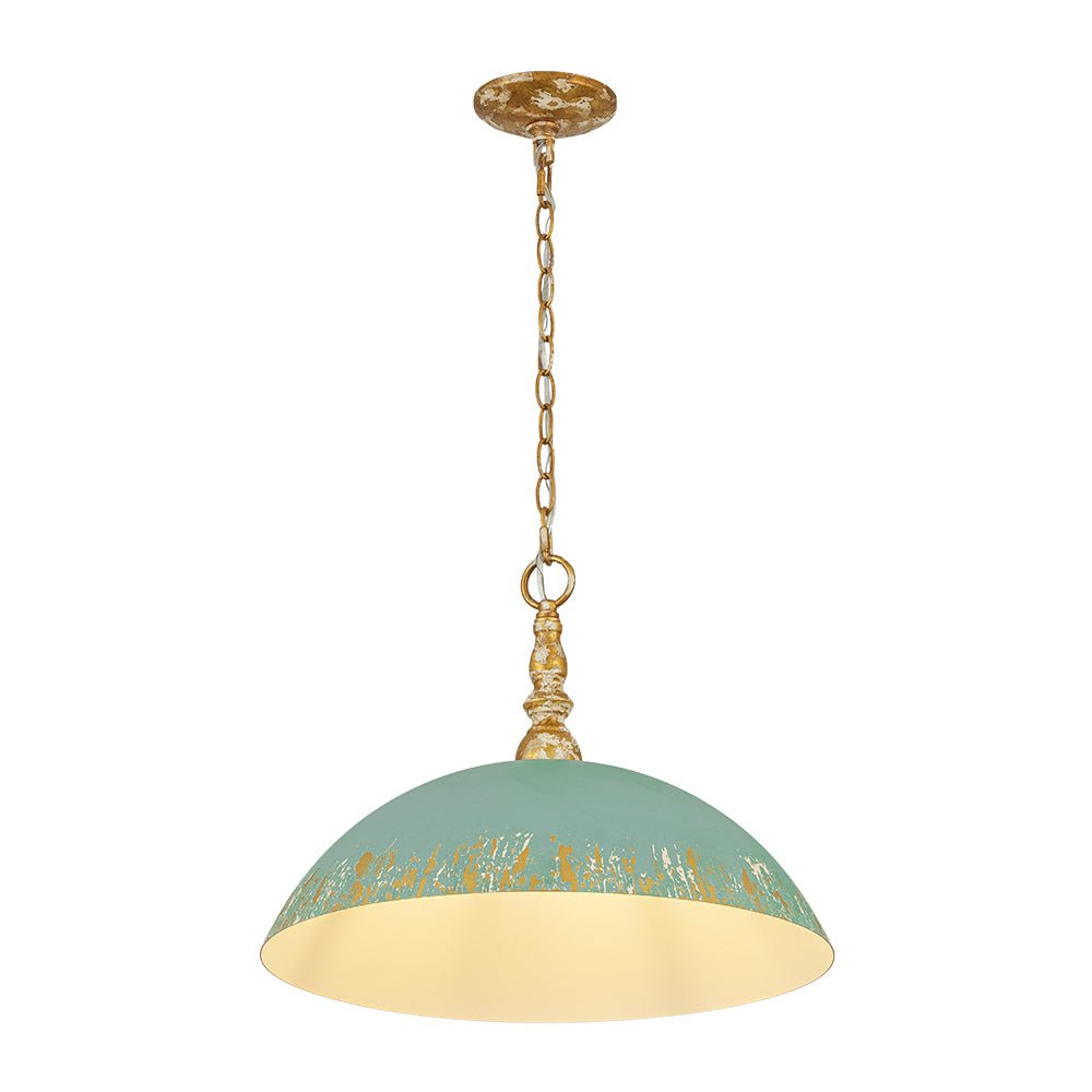 lightfixturesusa-french-country-distressed-teal-gold-flat-dome-metal-pendant-pendant-light-185-in-pre-order-8687733