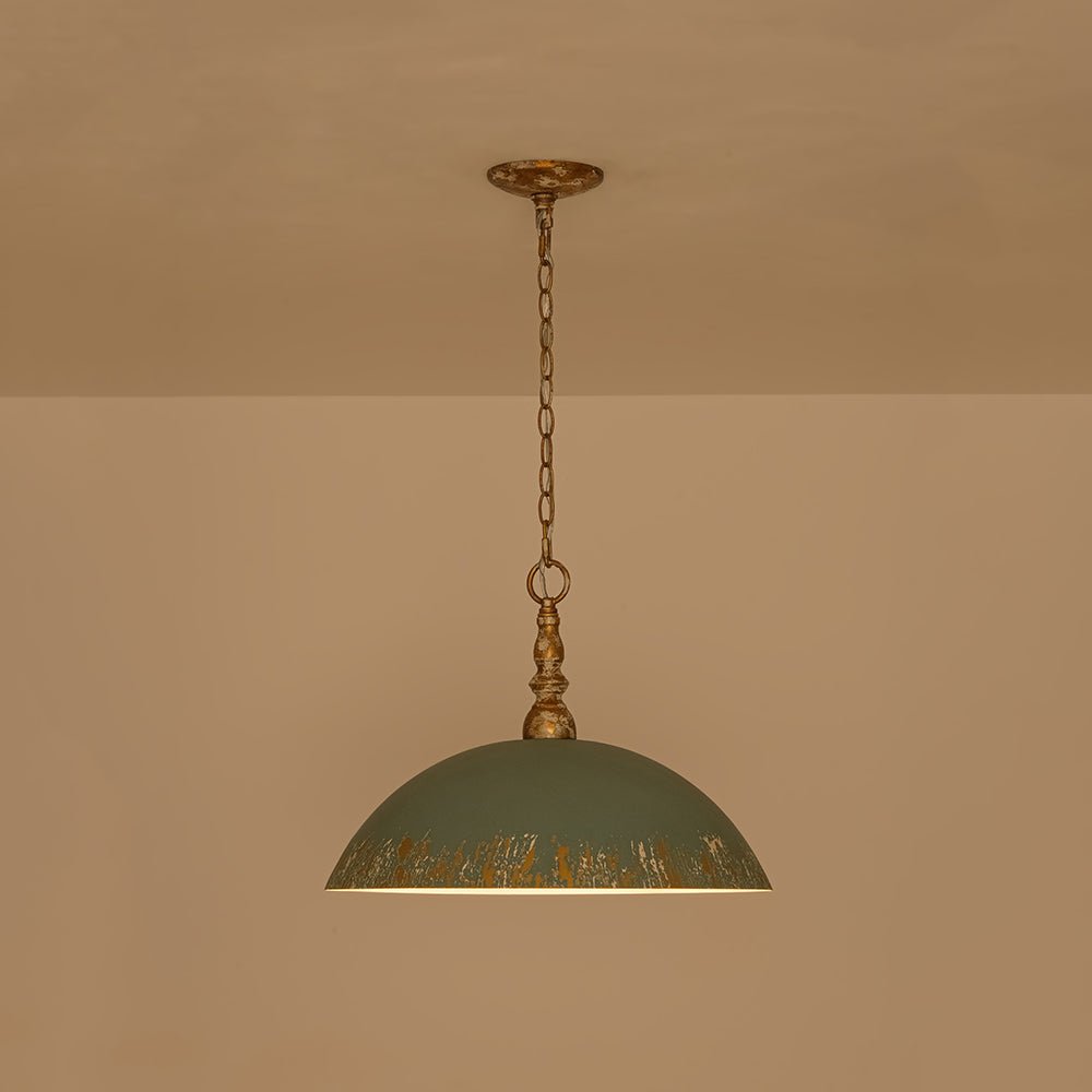lightfixturesusa-french-country-distressed-teal-gold-flat-dome-metal-pendant-pendant-light-185-in-pre-order-9294336