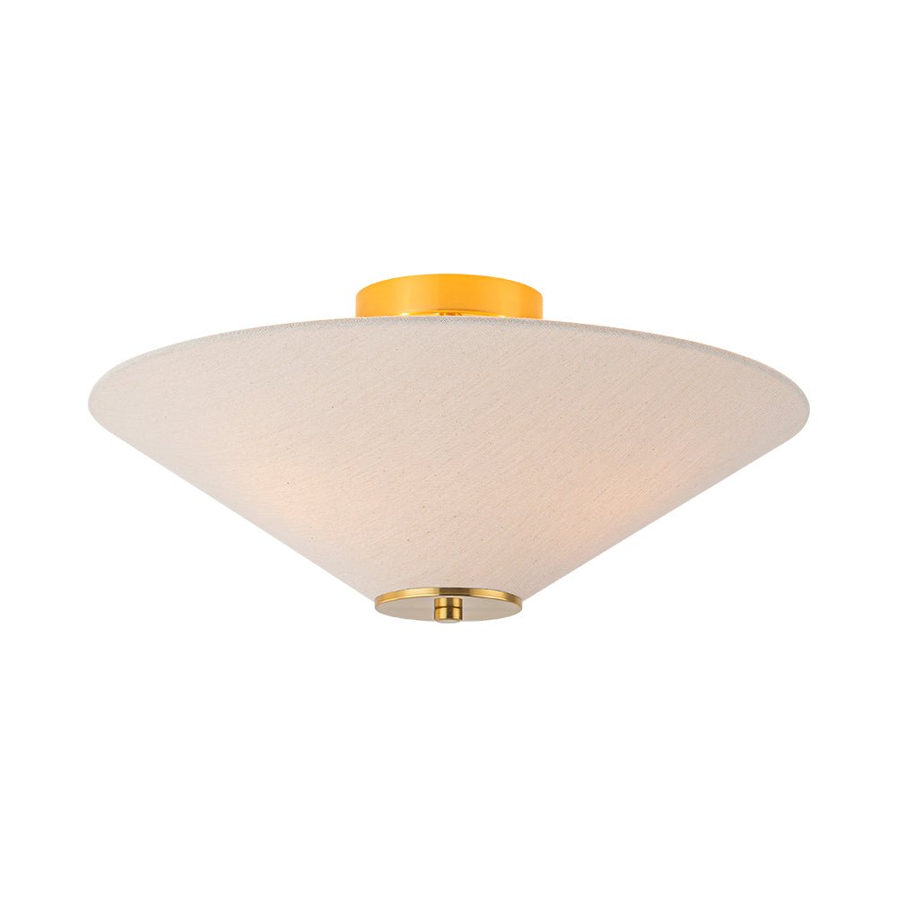 lightfixturesusa-french-country-ivory-linen-conical-cage-semi-flush-mount-ceiling-light-177-in-5636163