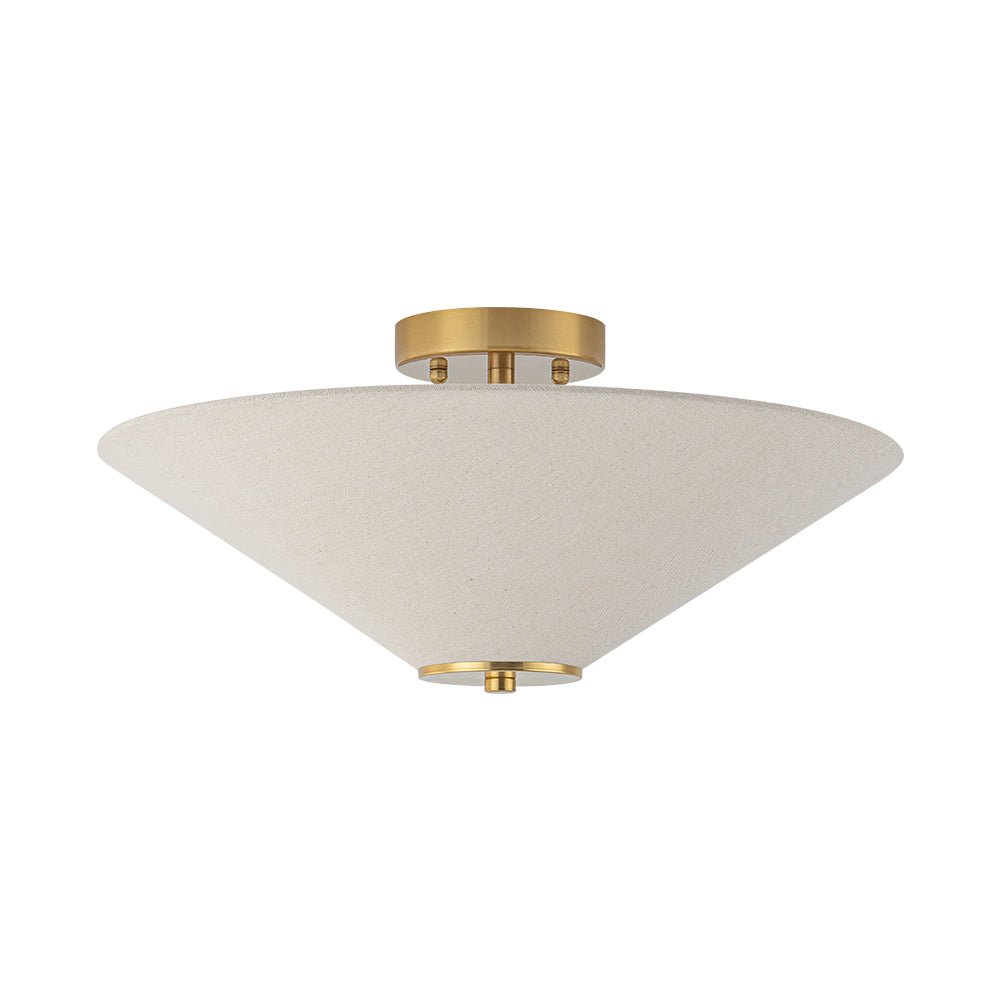 lightfixturesusa-french-country-ivory-linen-conical-cage-semi-flush-mount-ceiling-light-177-in-8307722