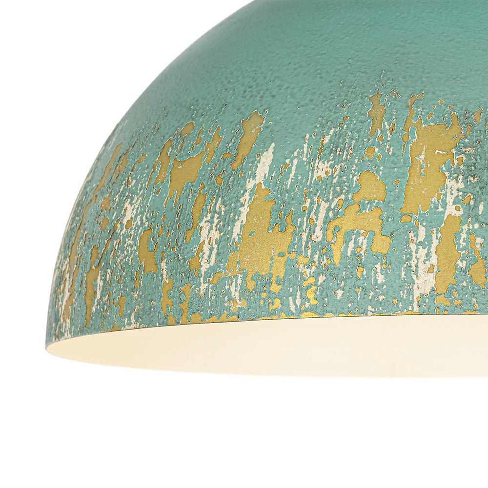 lightfixturesusa-french-country-weathered-gilded-patina-teal-dome-flush-mount-pendant-light-138-in-2336222