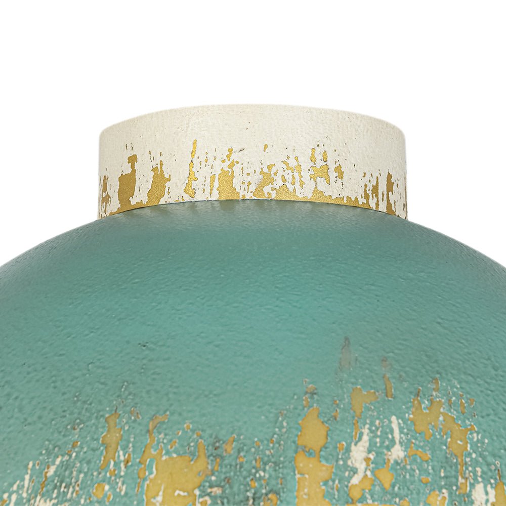 lightfixturesusa-french-country-weathered-gilded-patina-teal-dome-flush-mount-pendant-light-138-in-3356879