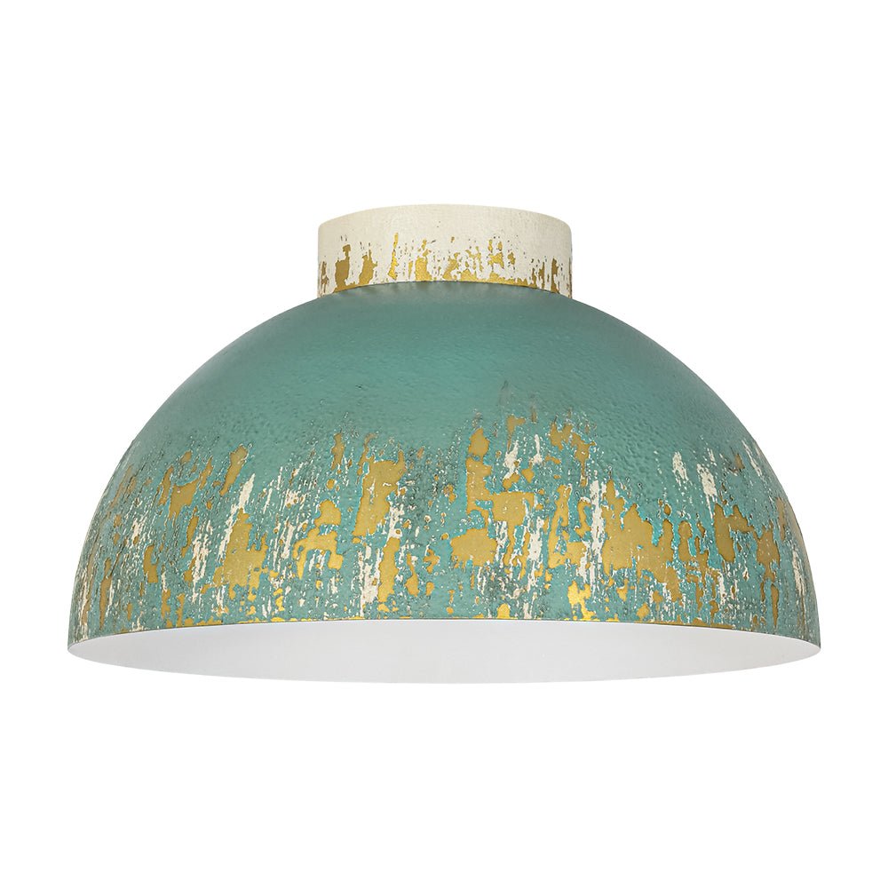 lightfixturesusa-french-country-weathered-gilded-patina-teal-dome-flush-mount-pendant-light-138-in-5828722