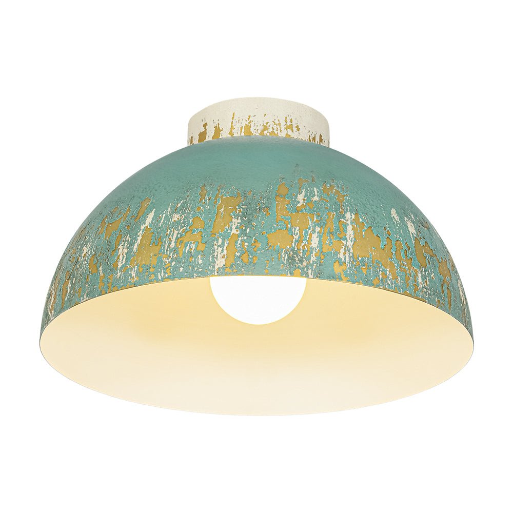 lightfixturesusa-french-country-weathered-gilded-patina-teal-dome-flush-mount-pendant-light-138-in-6942871