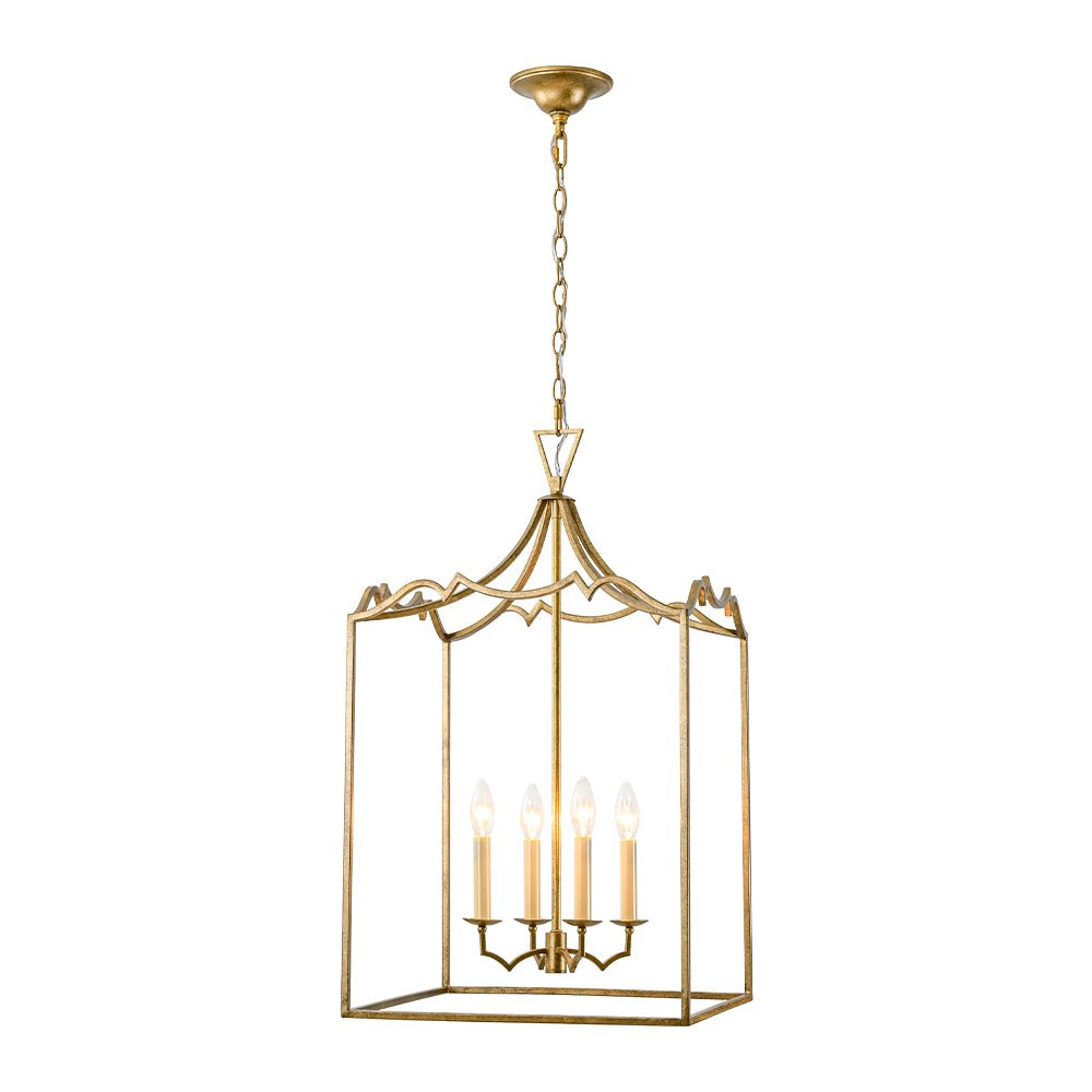 lightfixturesusa-french-distressed-gold-candle-square-lantern-chandelier-chandelier-173-in-5279947