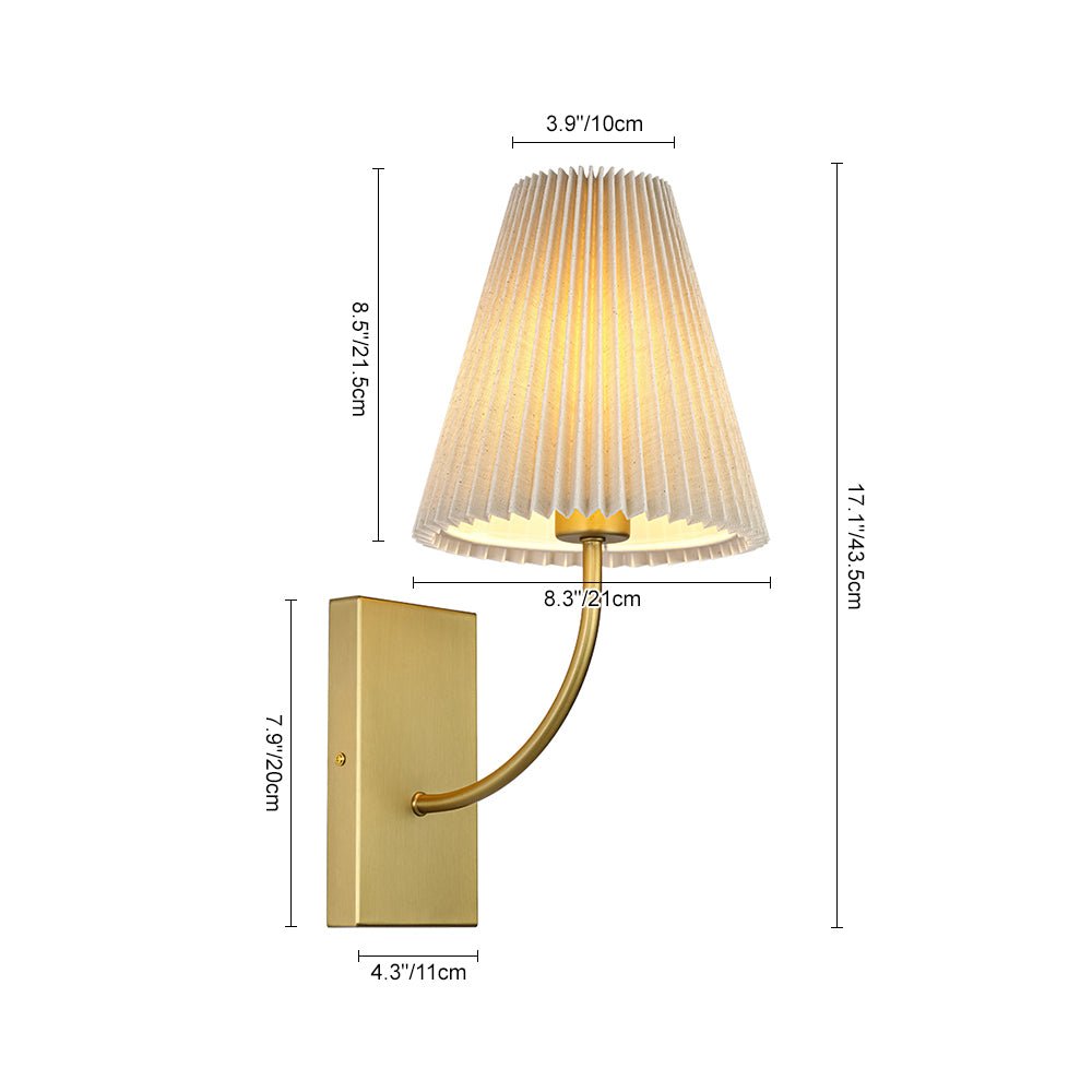 lightfixturesusa-french-elegant-1-light-pleated-fabric-wall-lamp-wall-sconce-brass-572338