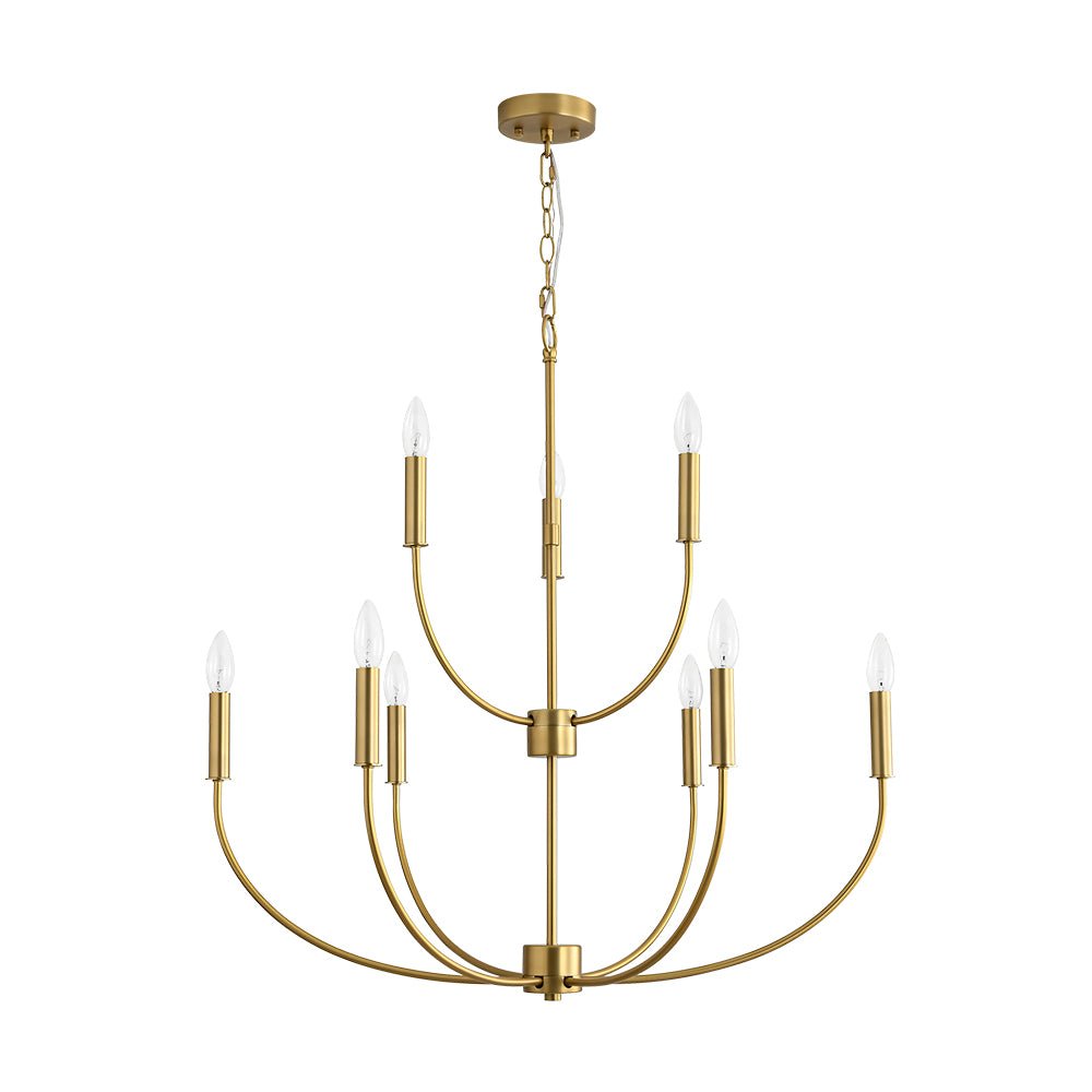 lightfixturesusa-french-farmhouse-brass-2-tiered-candle-style-chandelier-chandelier-brass-161409