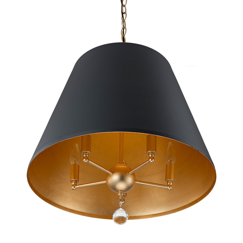 lightfixturesusa-french-vintage-black-gold-iron-drum-cage-chandelier-chandelier-197-in-4480419