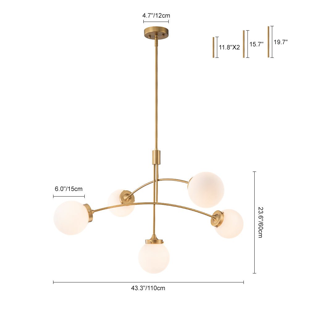 lightfixturesusa-funky-5-light-seesaw-arched-arm-glass-globe-chandelier-chandelier-clear-glass-489880