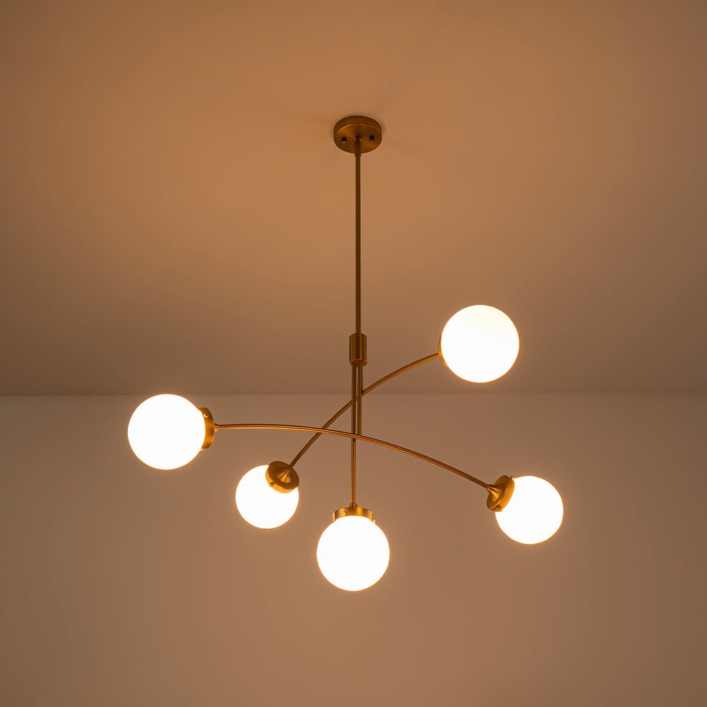 lightfixturesusa-funky-5-light-seesaw-arched-arm-glass-globe-chandelier-chandelier-clear-glass-780352